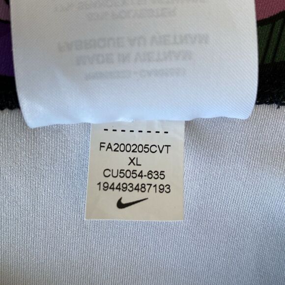 Nike Dry-Fit One Leggings Sz XL Colorful  Floral Print Athletic Workout Casual - Picture 14 of 16